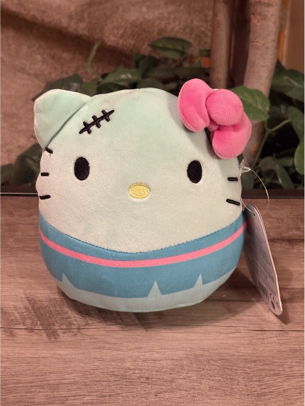 Squishmallow Kellytoy Plush 8" Frankenstein Hello Kitty Sanrio Halloween